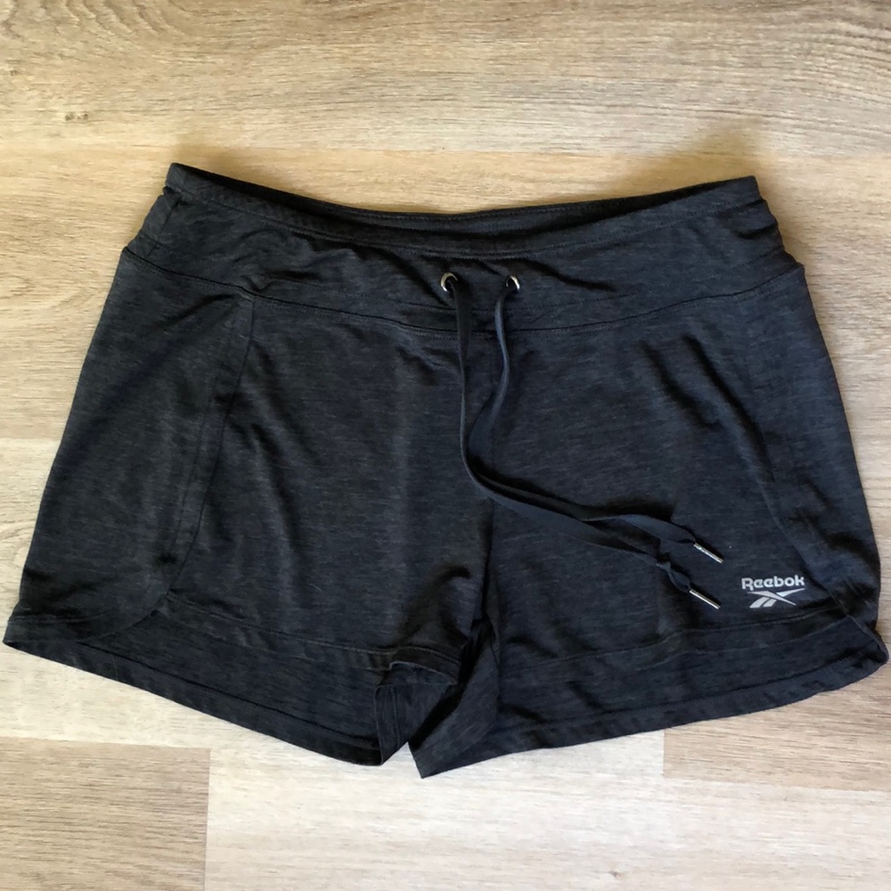 Reebok charcoal running shorts